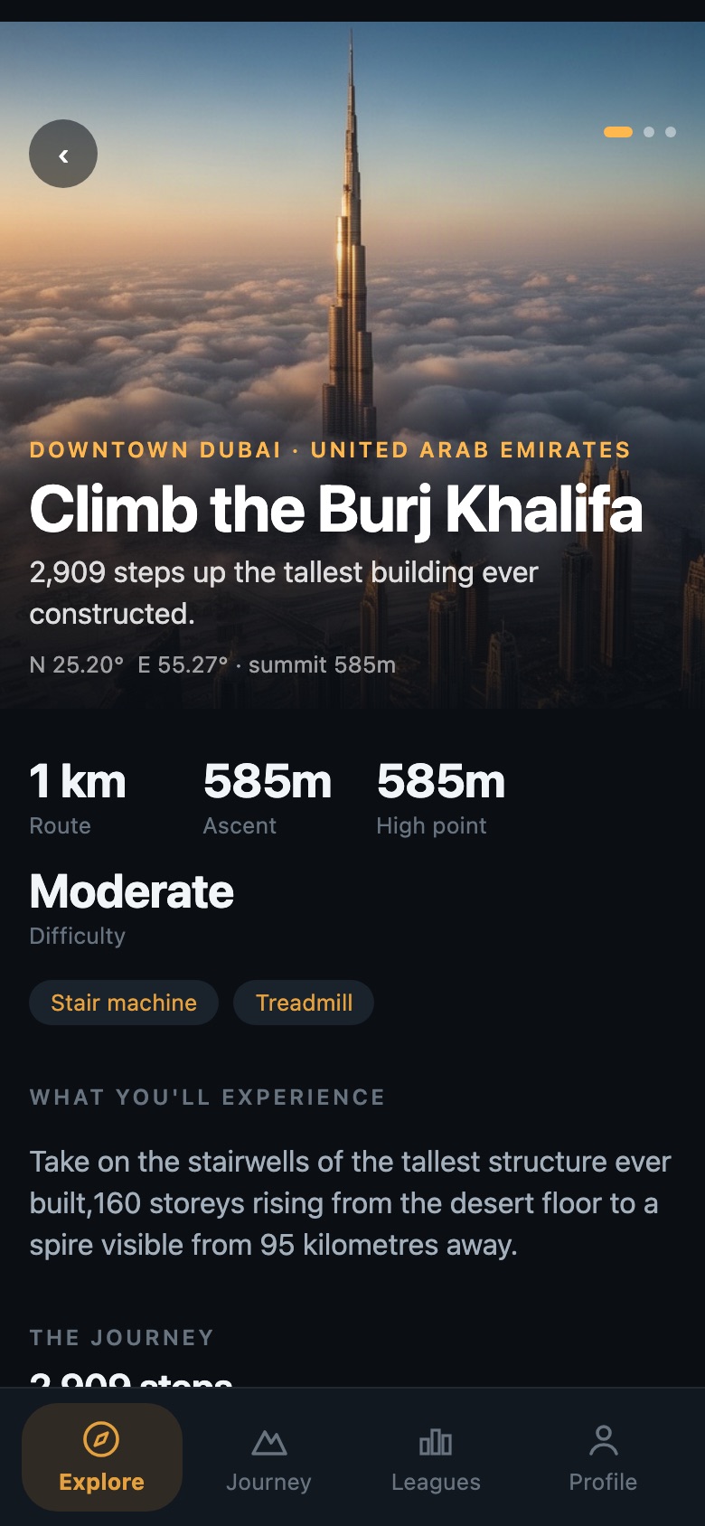 Burj Khalifa stairwell climb