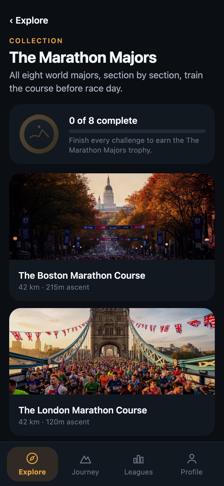Marathon Majors collection